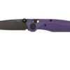 ANV Knives A100, MAGNACUT, DLC Black, Blueberry And Cream GRN, Alock, A100-014 Couteau De Poche