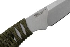 ANV Knives P100 Sleipner Cerakote, Olive Paracord, P100-039, Black Kydex Sheath, Couteau De Cou -Marché Couteaux Magasin ANVP100 004 05 anv