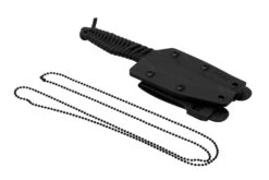 ANV Knives P100 Sleipner Cerakote, Grey Paracord, P100-038, Black Kydex Sheath, Couteau De Cou -Marché Couteaux Magasin ANVP100 038 06 anv