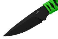 ANV Knives P100 Sleipner Cerakote, Neon Green Paracord, P100-043, Black Kydex Sheath, Couteau De Cou -Marché Couteaux Magasin ANVP100 043 03 anv