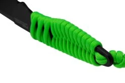 ANV Knives P100 Sleipner Cerakote, Neon Green Paracord, P100-043, Black Kydex Sheath, Couteau De Cou -Marché Couteaux Magasin ANVP100 043 04 anv