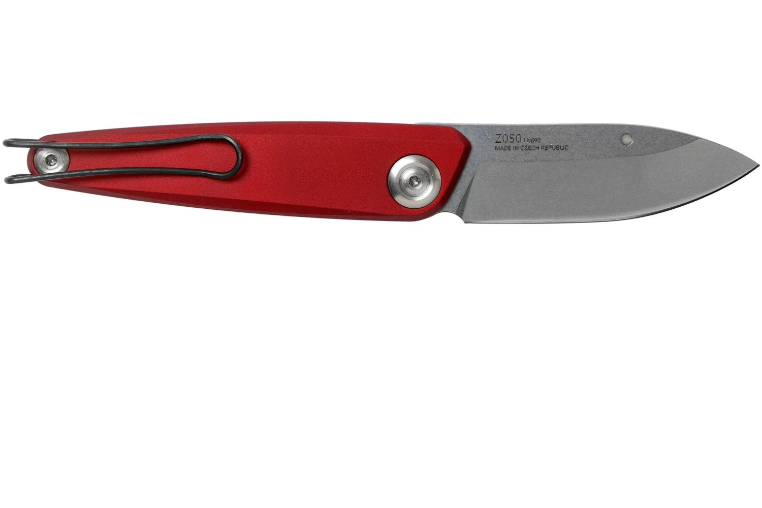 ANV Z050 N690, Red Handle, Z050-002, Slipjoint Couteau De Poche 2 ANV Z050 N690, Red Handle, Z050-002, Slipjoint Couteau De Poche – Image 2