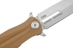 ANV Z400 Sleipner, Linerlock, G10 Coyote, Z400-005, Couteau De Poche -Marché Couteaux Magasin ANVZ400 005 05 anv
