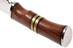 Autine Hunting Knife, Rosewood, D2, Fourreau RH Brun, Couteau De Chasse -Marché Couteaux Magasin AT HUNTING 04 autine at hunting 04