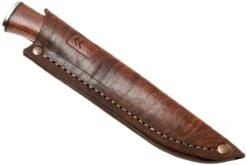 Autine Hunting Knife, Rosewood, D2, Fourreau RH Brun, Couteau De Chasse -Marché Couteaux Magasin AT HUNTING 07 autine at hunting 07