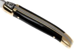 Petit Couteau De Poche De Laguiole En Aubrac, Corne De Buffle L0207BUL -Marché Couteaux Magasin AUL0207BUL 06 laguiole en aubrac ktaul0207bul 06