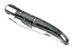 Laguiole En Aubrac Blue Poplar Burl L0212LBPIFSJ1 Bois De Peuplier, Poli, Couteau De Poche Laguiole, 12 Cm -Marché Couteaux Magasin AUL0212LBPIFSJ1 04 laguioleaubrac