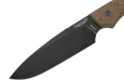 Bradford Knives Guardian 5, 5S-104N-3V, 3D Natural Micarta, CPM-3V, Sabre Grind, Nimbus Blackwashed Finish, Couteau Fixe -Marché Couteaux Magasin BDK 5S 104N 3V 03 bradford