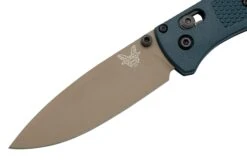 Benchmade Bugout 535FE-05 Crater Blue Grivory, Flat Dark Earth Cerakote, Couteau De Poche -Marché Couteaux Magasin BE535FE 05 03 benchmade