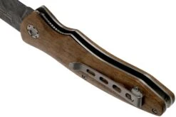 Böker Tirpitz Damast Wood 42 Limited Edition 110197DAM Couteau De Chasse -Marché Couteaux Magasin BO110197DAM 06 boker