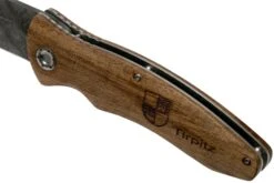 Böker Tirpitz Damast Wood 42 Limited Edition 110197DAM Couteau De Chasse -Marché Couteaux Magasin BO110197DAM 08 boker