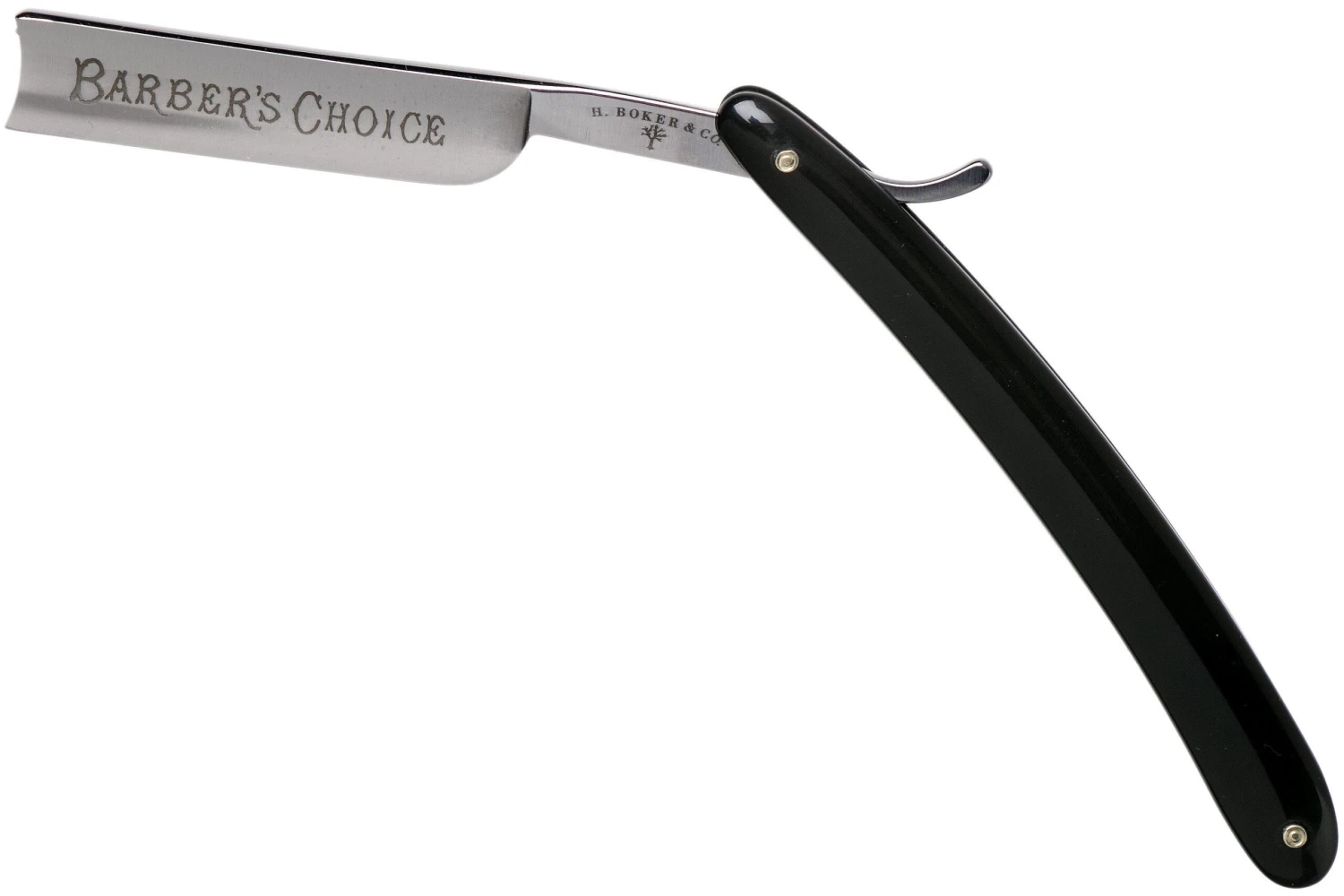 Böker Manufaktur Barber’s Choice, Black Synthetic 140222 Rasoir Coupe-choux 1 Böker Manufaktur Barber’s Choice, Black Synthetic 140222 Rasoir Coupe-choux