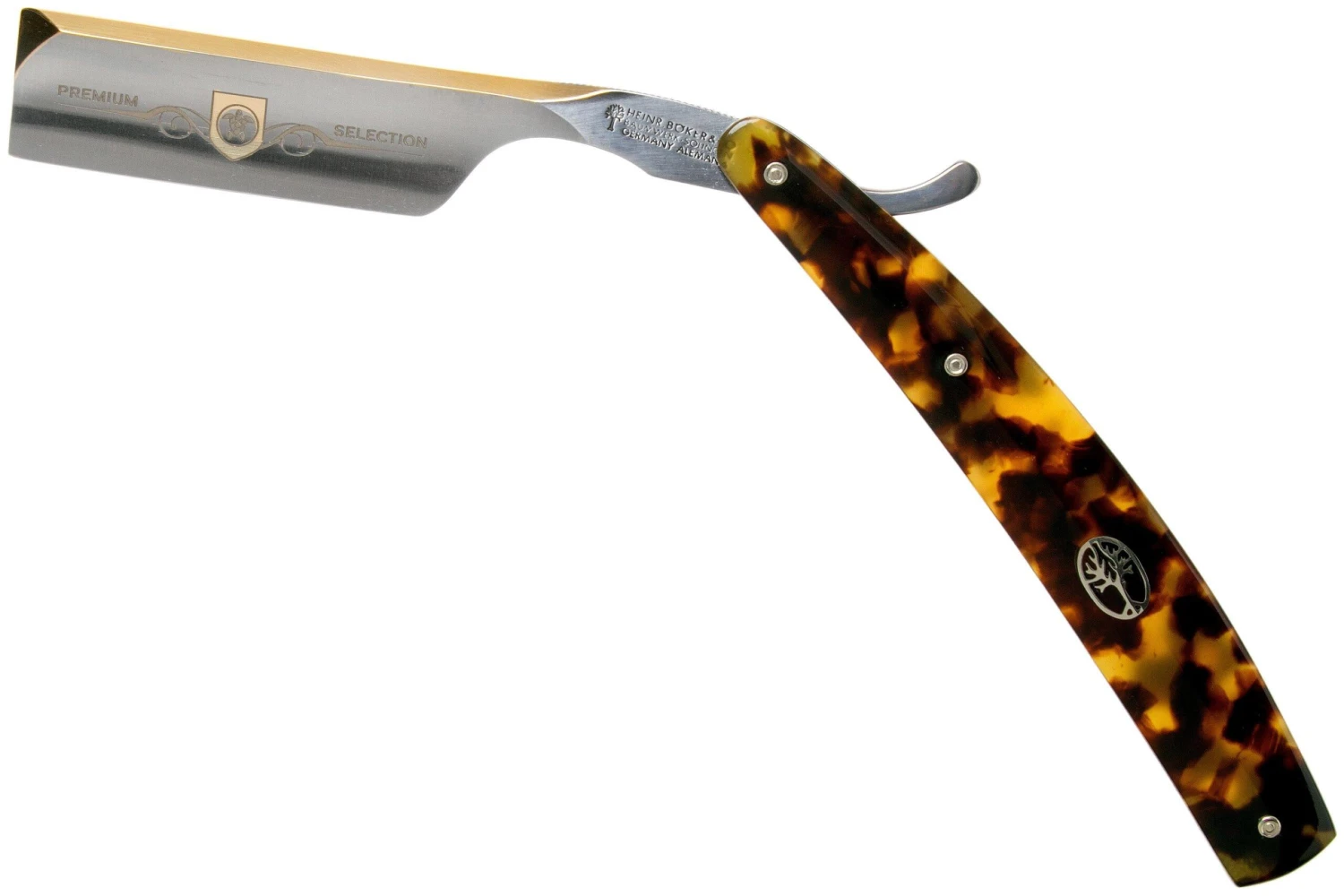 Böker Manufaktur Schildpatt 2.0 140555 Rasoir Coupe-choux 1 Böker Manufaktur Schildpatt 2.0 140555 Rasoir Coupe-choux