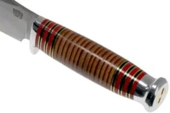 Bark River Trailmate 2 CPM154 Stacked Leather Couteau De Chasse -Marché Couteaux Magasin BRK01 253SDL 05 bark river knives