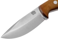 Bark River North Country EDC 2 CPM S45VN Natural Canvas Micarta Couteau Fixe -Marché Couteaux Magasin BRK02 184NCM 03 bark river knives