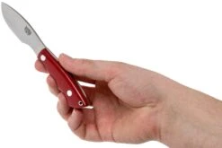Bark River Mini Canadian CPM 3V Red Linen Micarta Couteau Fixe -Marché Couteaux Magasin BRK03 121RLM 05 bark river knives