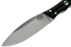 Bark River Lil’ Canadian CPM 3V Black Canvas Micarta Couteau Fixe -Marché Couteaux Magasin BRK03 122BKRC 03 bark river knives