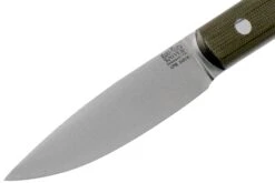 Bark River Bird & Trout CPM S45VN, Green Canvas Micarta -Marché Couteaux Magasin BRK04 171GCM 03 bark river knives