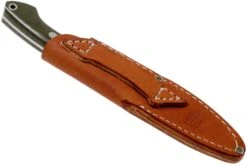 Bark River Bird & Trout CPM S45VN, Green Canvas Micarta -Marché Couteaux Magasin BRK04 171GCM 07 bark river knives