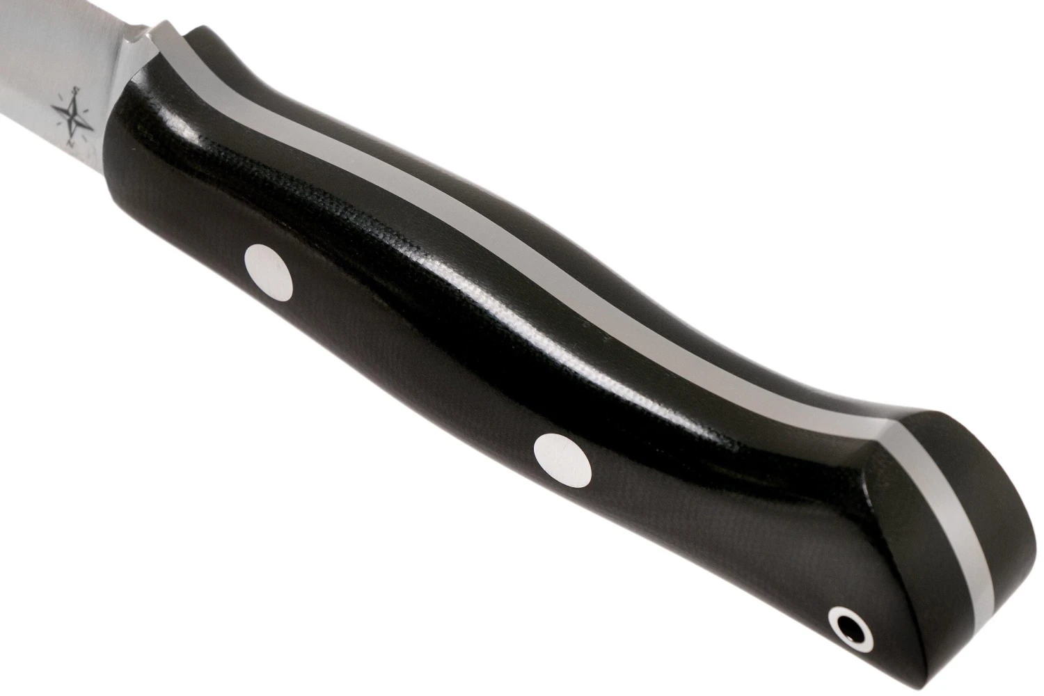 Bark River Aurora A2 Black Canvas Micarta, Couteau Bushcraft 4 Bark River Aurora A2 Black Canvas Micarta, Couteau Bushcraft – Image 4