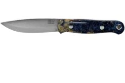 Bark River Bushcrafter CPM CruWear, Deep Blue And Natural Maple Burl, Couteau De Bushcraft