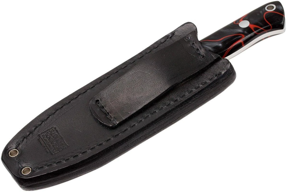 Bark River Bravo Necker II CPM 154CM, Lava Flow Kirinite, Black Sheath 8 Bark River Bravo Necker II CPM 154CM, Lava Flow Kirinite, Black Sheath – Image 8