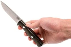 Bark River Gunny Hunter CPM 3V, Green Canvas Micarta -Marché Couteaux Magasin BRK07 025GNC 06 bark river brk07 025gnc 06