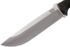 Bark River Bravo 1.5 A2, Black Canvas Micarta, Brown Sheath -Marché Couteaux Magasin BRK07 113BRKC 03 bark river brk07 113brkc 03