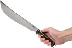 Bark River Bravo Machete CPM 1V Green Canvas Micarta Machette -Marché Couteaux Magasin BRK07 371GNC 06 bark river