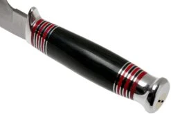 Bark River Michigan Hunter CPM Cru Wear Black Canvas Micarta Couteau De Chasse -Marché Couteaux Magasin BRK08 161BRKC 04 bark river knives