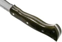 Bark River JX5 Vengeful 1 CPM 3V Green Canvas Micarta Machette Coupe-coupe -Marché Couteaux Magasin BRK10 123GCM 04 bark river knives