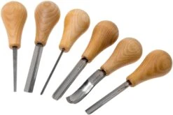 BeaverCraft Palm Chisel Wood Carving Set SC05, Set à Sculpter Le Bois