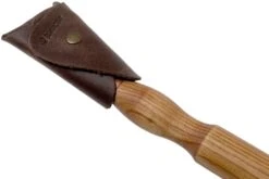 BeaverCraft Oak Spoon Carving Knife Long 30 Mm Long SK2SLONG, Double Edge, Couteau Croche Avec étui -Marché Couteaux Magasin BVSK2SLONG 03 beavercraft