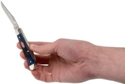 Case Mini Trapper Navy Blue Bone, Rogers Jig, 07321, 6207 SS Couteau De Poche -Marché Couteaux Magasin CE07321 05 case