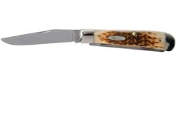 Case Trapper Amber Jigged Bone, 00164, 6254 SS Couteau De Poche -Marché Couteaux Magasin CE164 03 case ce164 03