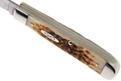 Case Trapper Amber Jigged Bone, 00164, 6254 SS Couteau De Poche -Marché Couteaux Magasin CE164 08 case ce164 08