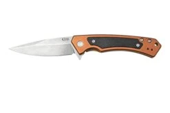 Case The Marilla, S35VN, Brown Anodized Aluminum, Black G-10 Inlay, 25885 Couteau De Poche