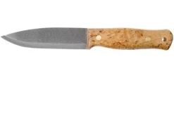 Casström Lars Fält Knife Couteau Bushcraft Curly Birch Sleipner, 11804, Droitier