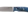 Casström No.10 Swedish Forest Knife Blue Curly Birch 14C28N Flat Grind 13119