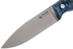 Casström No.10 Swedish Forest Knife Blue Curly Birch 14C28N Flat Grind 13119 -Marché Couteaux Magasin CM13119 03 casstrom cm13119 03