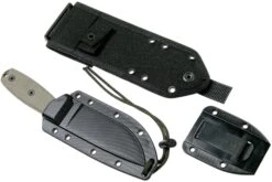 ESEE Model 4 Dark Earth Blade, Grey Handle 4P-MB-DE Avec étui Noir + Clip Et MOLLE-back -Marché Couteaux Magasin EE ESEE 4P MB DE 08 esee knives