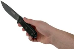 ESEE Model 4 Tactical Gunsmoke, Black Handle 4P-TG-B Avec étui + Clip -Marché Couteaux Magasin EE ESEE 4P TGB 06 esee knives