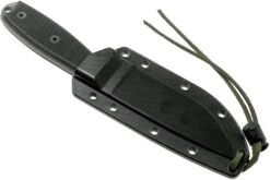 ESEE Model 4 Tactical Gunsmoke, Black Handle 4P-TG-B Avec étui + Clip -Marché Couteaux Magasin EE ESEE 4P TGB 08 esee knives