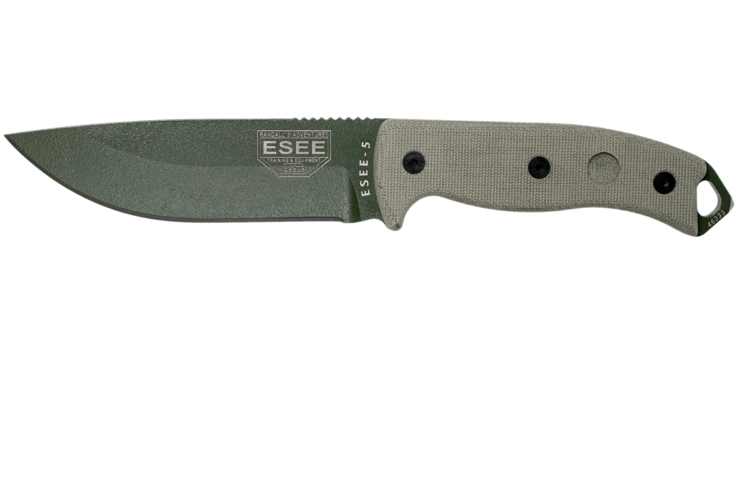 ESEE Model 5 OD Blade, Desert Tan Handle 5P-OD Avec étui Kydex + Clip Ceinture 1 ESEE Model 5 OD Blade, Desert Tan Handle 5P-OD Avec étui Kydex + Clip Ceinture
