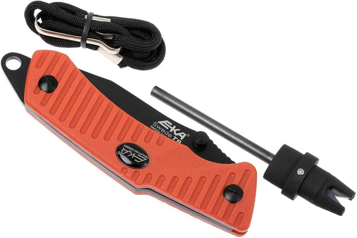 EKA Swede T9 Tanto, G10, Orange 8 EKA Swede T9 Tanto, G10, Orange – Image 8