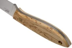 Brisa Bobtail 80, 037-L Flat Curly Birch, Couteau De Chasse -Marché Couteaux Magasin ENZ 037 L 04 enzo brisa