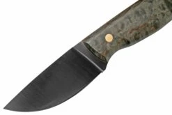 Brisa Skinner 90 - Elmax Flat - Stabilized Curly Birch 361 Couteau De Chasse -Marché Couteaux Magasin ENZ 361 06 brisa