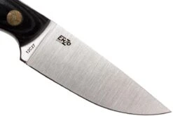 Brisa Necker 70, Noir Micarta, Gaine En Cuir 9803 -Marché Couteaux Magasin ENZ 9803 03 enzo enz 9803 03