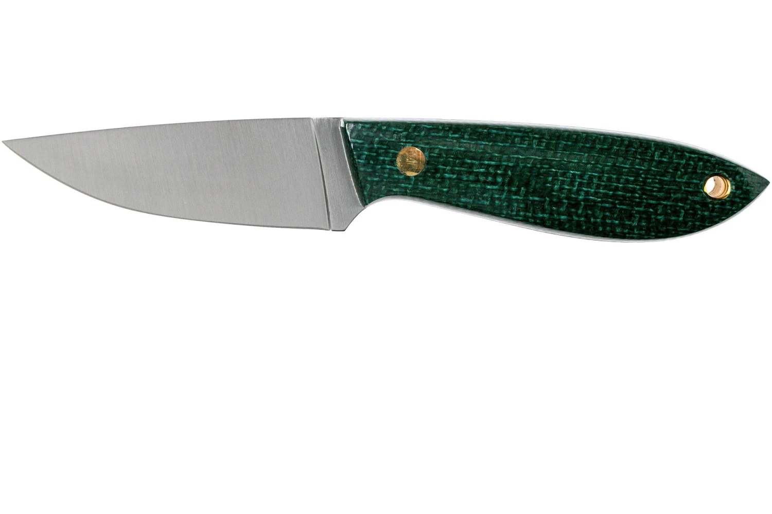 Brisa Bobtail 80 Green Micarta Handle, 12C27, étui En Cuir 9958 1 Brisa Bobtail 80 Green Micarta Handle, 12C27, étui En Cuir 9958