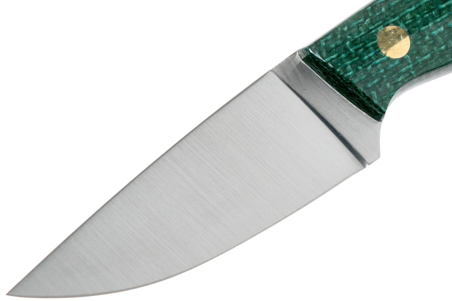 Brisa Bobtail 80 Green Micarta Handle, 12C27, étui En Cuir 9958 3 Brisa Bobtail 80 Green Micarta Handle, 12C27, étui En Cuir 9958 – Image 3